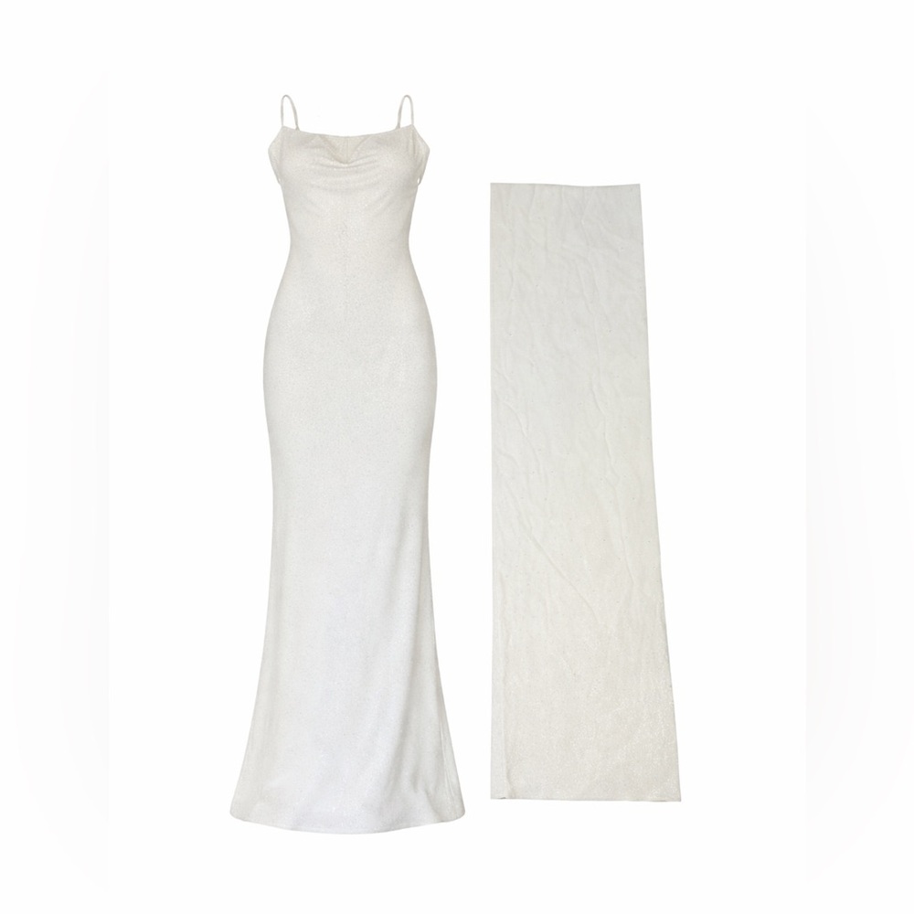 Women's Landa White Gown Dress Size 6